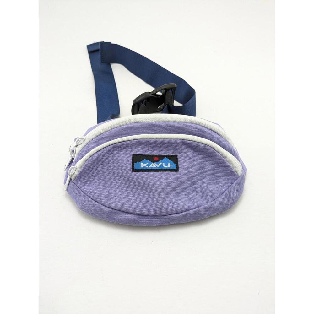 Unisex Kavu Purple Adjustable Buckle Belt Strap Bag Small Fanny Pack Travel Bag